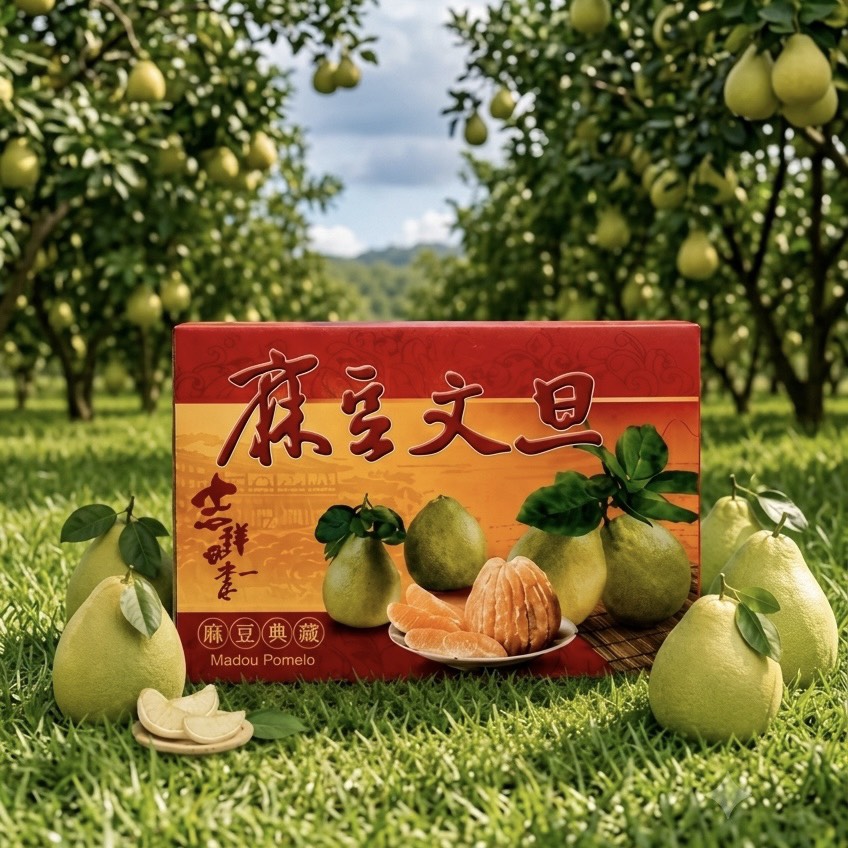 黃記麻豆文旦大白柚特級老欉麻豆文旦(10斤裝)商品圖